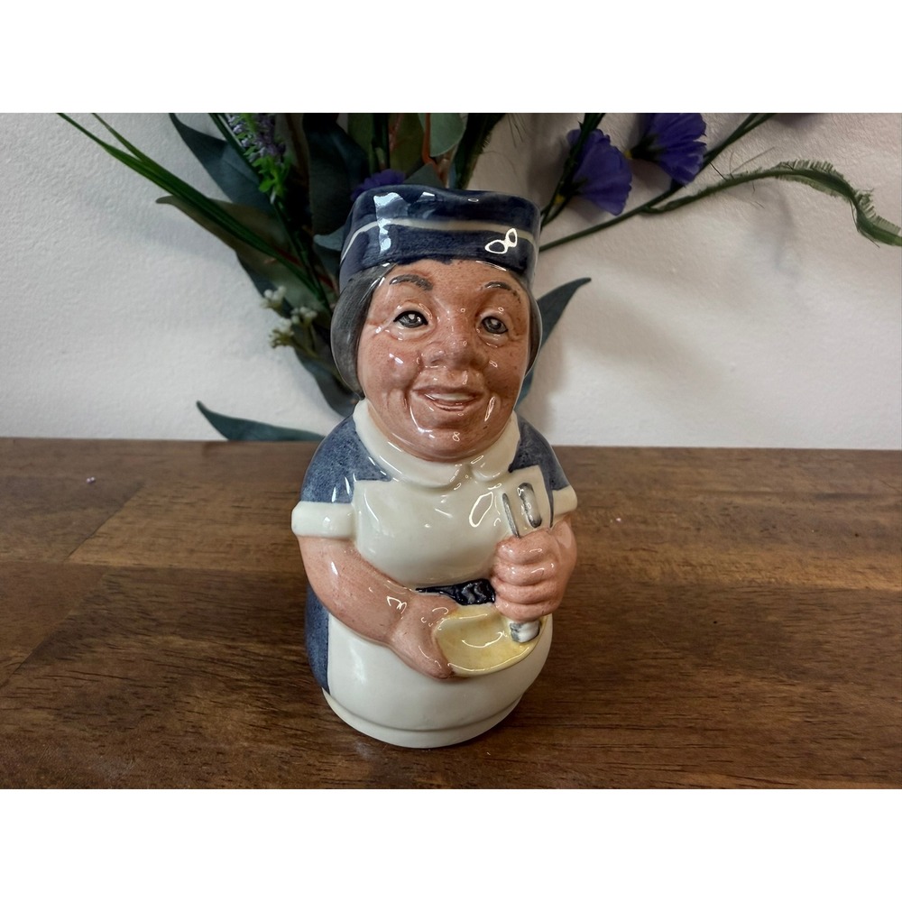 Vintage Royal Doulton Miss Nostrum The Nurse D6700 Toby Jug 1983 Retro Decor